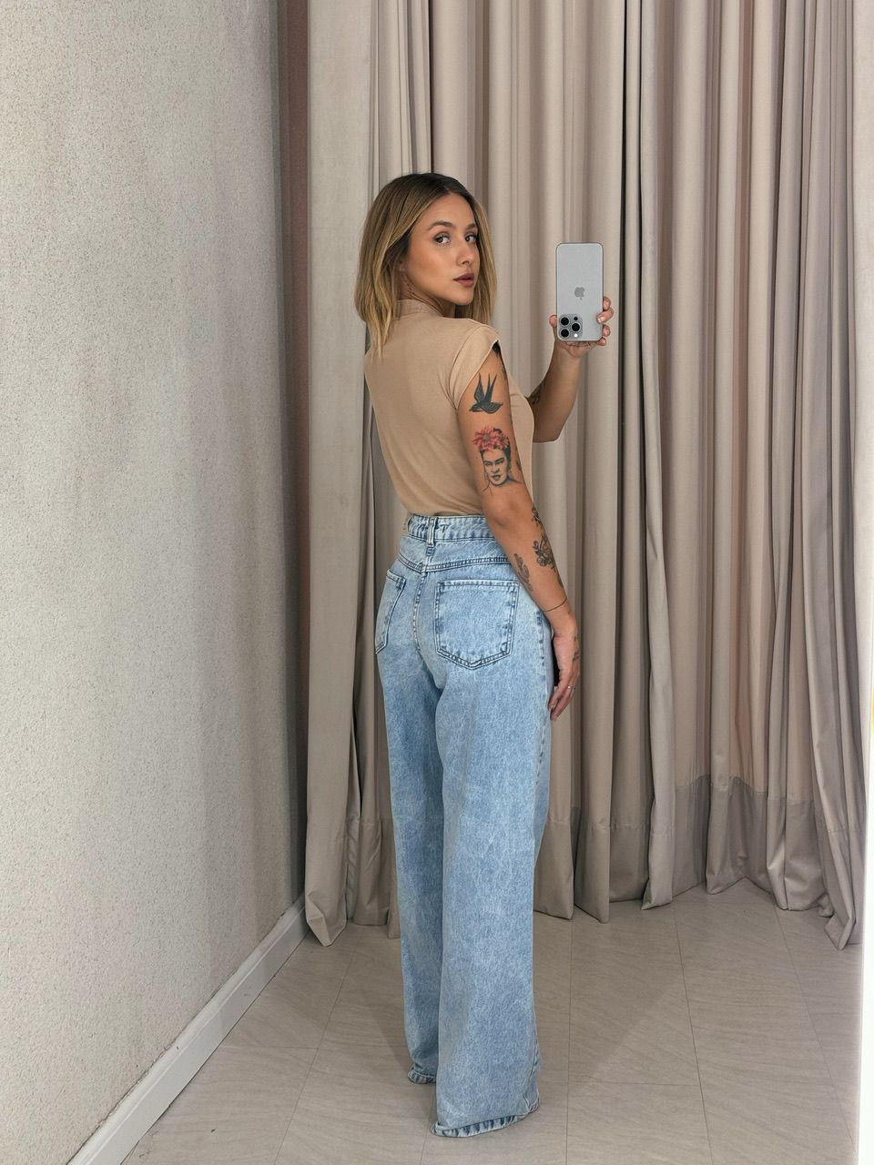 BLUSA JOSIANE CANELADA NUDE