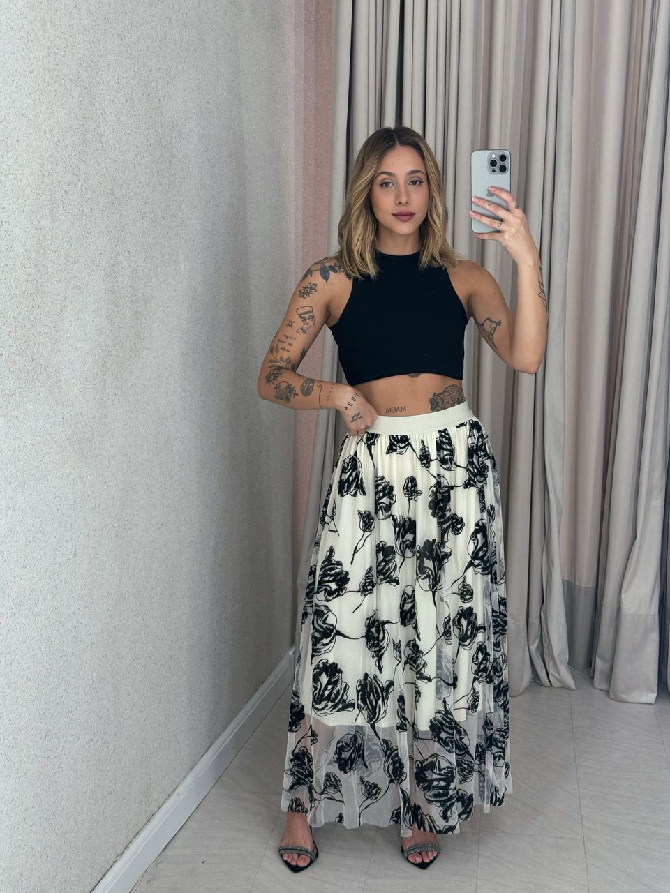 SAIA CAROL TULE MARFIM