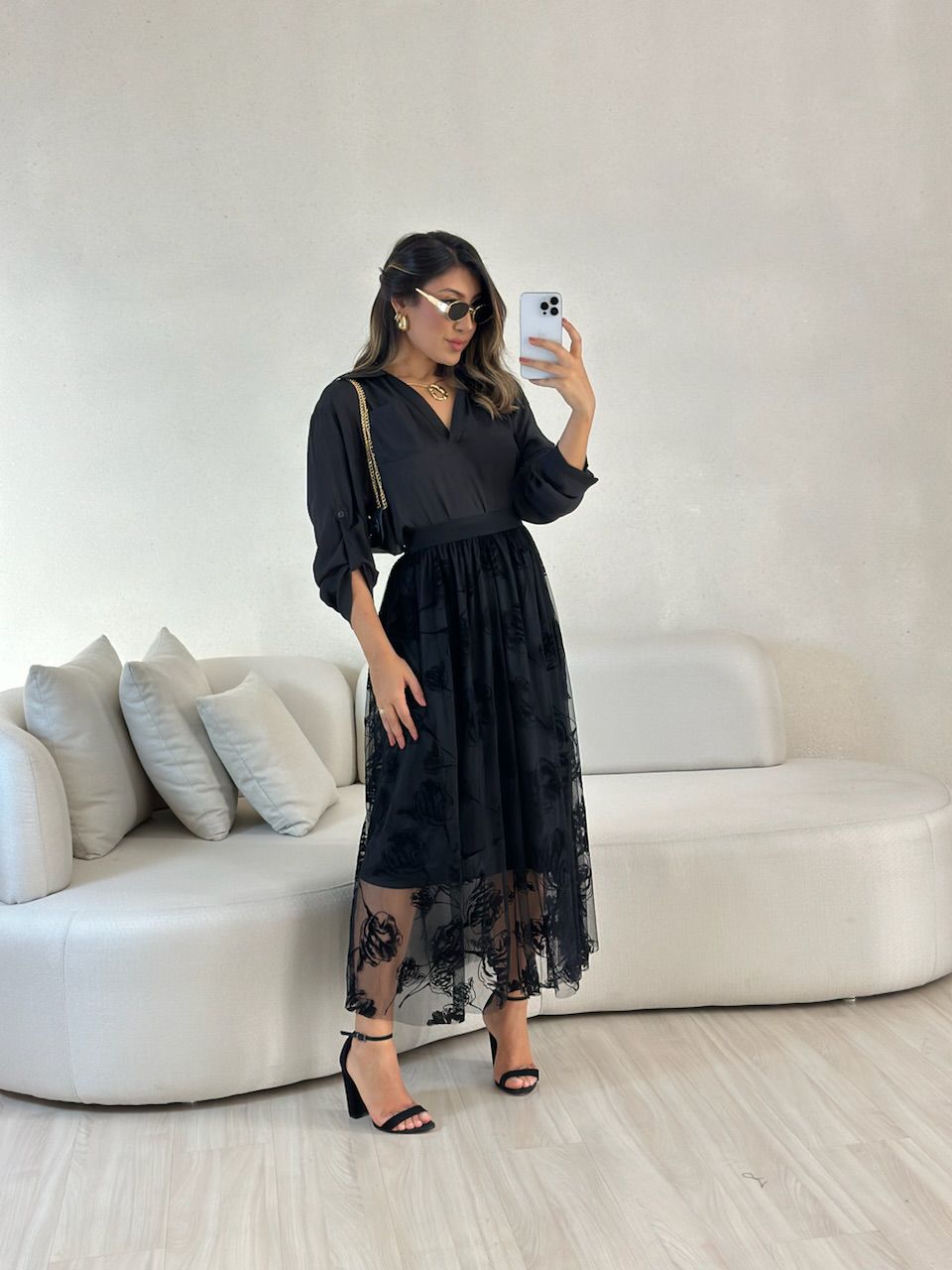 SAIA CAROL TULE PRETA
