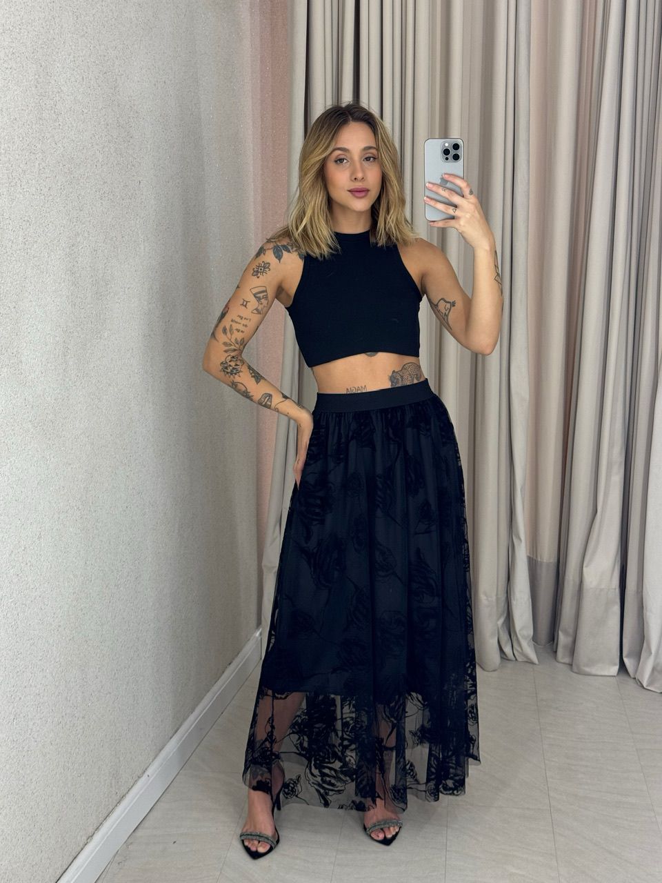 SAIA CAROL TULE PRETA