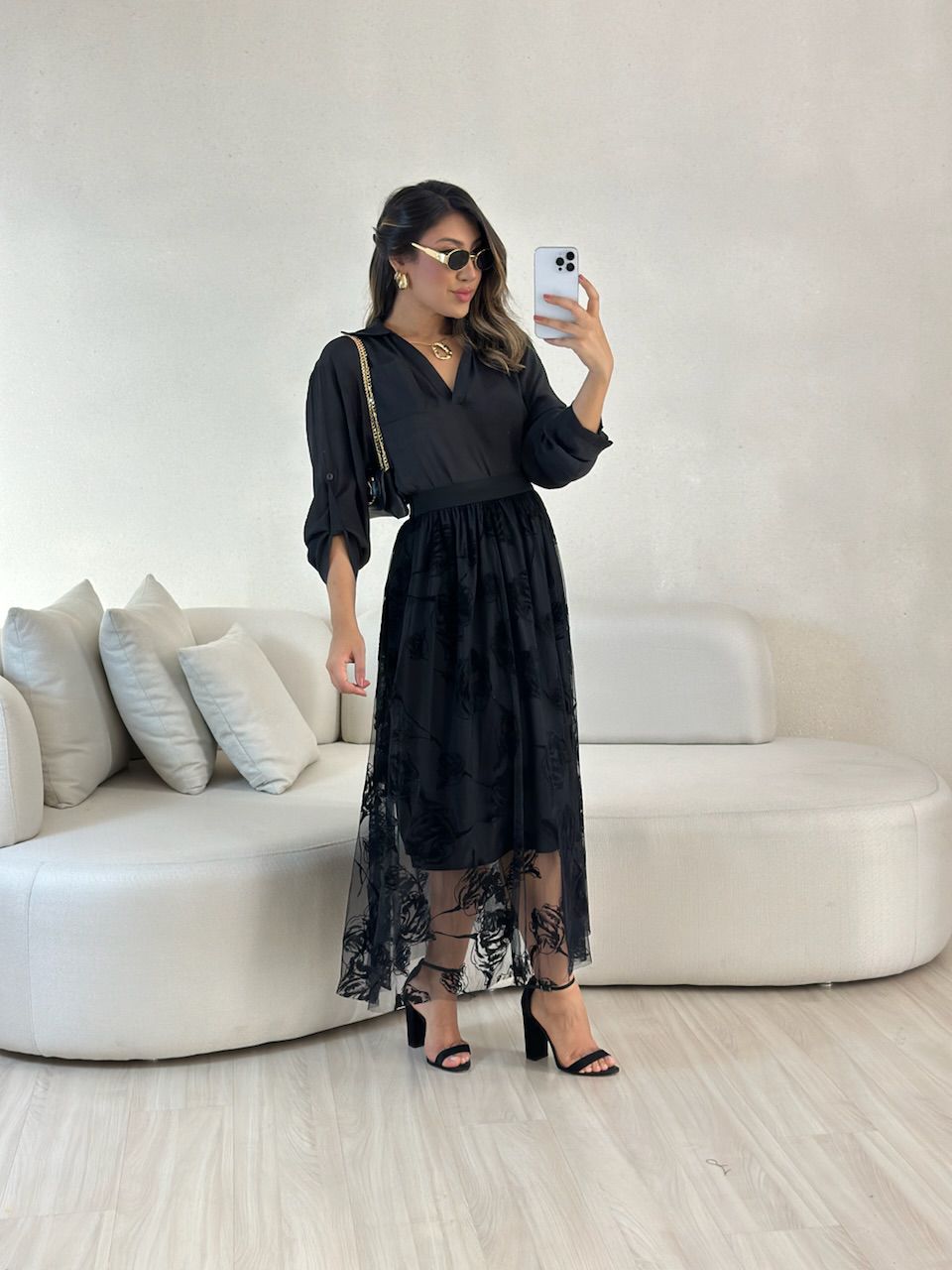 SAIA CAROL TULE PRETA