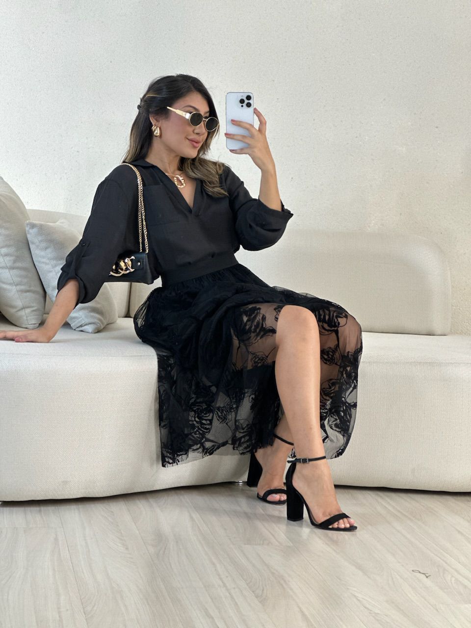 SAIA CAROL TULE PRETA