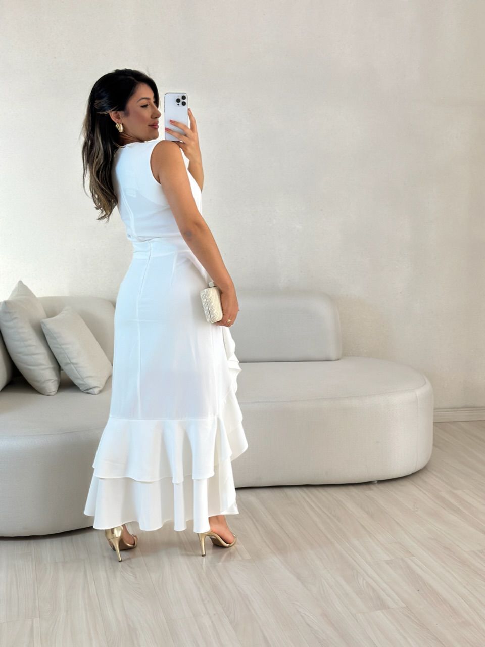 VESTIDO HELOISE LONGO off