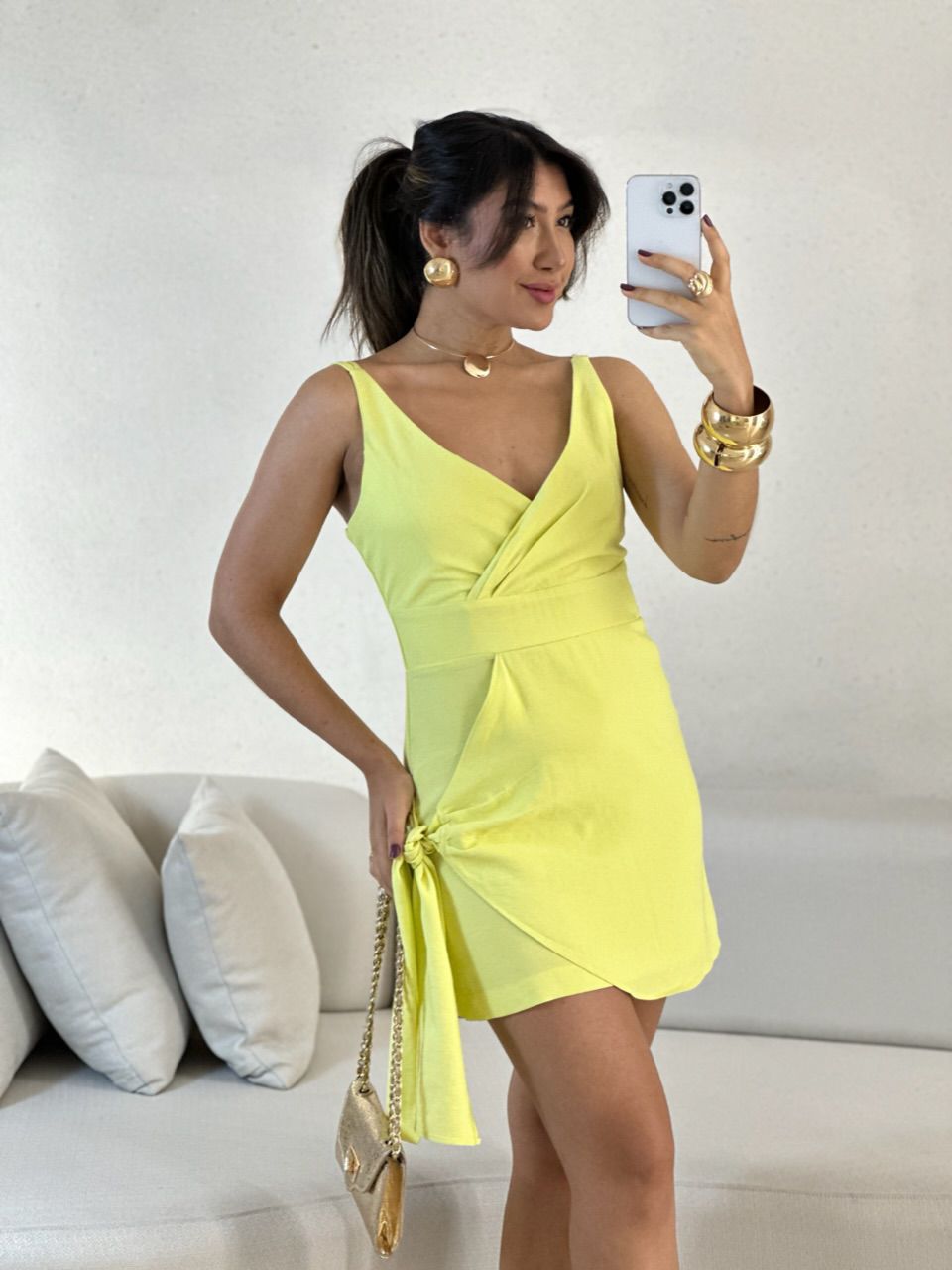 VESTIDO MONICA AMARRAÇÃO LIMA
