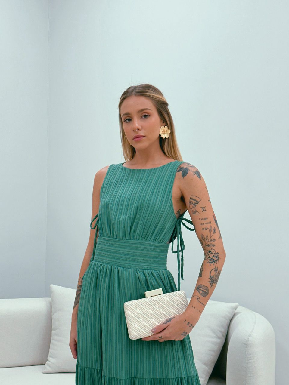 VESTIDO MONALIZA 02 CF verde