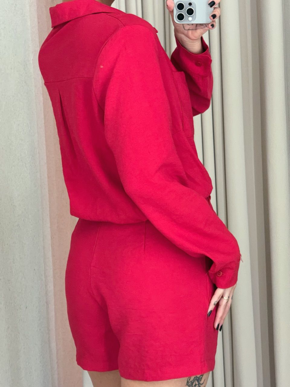 CONJUNTO LARISSA Camisa vermelho