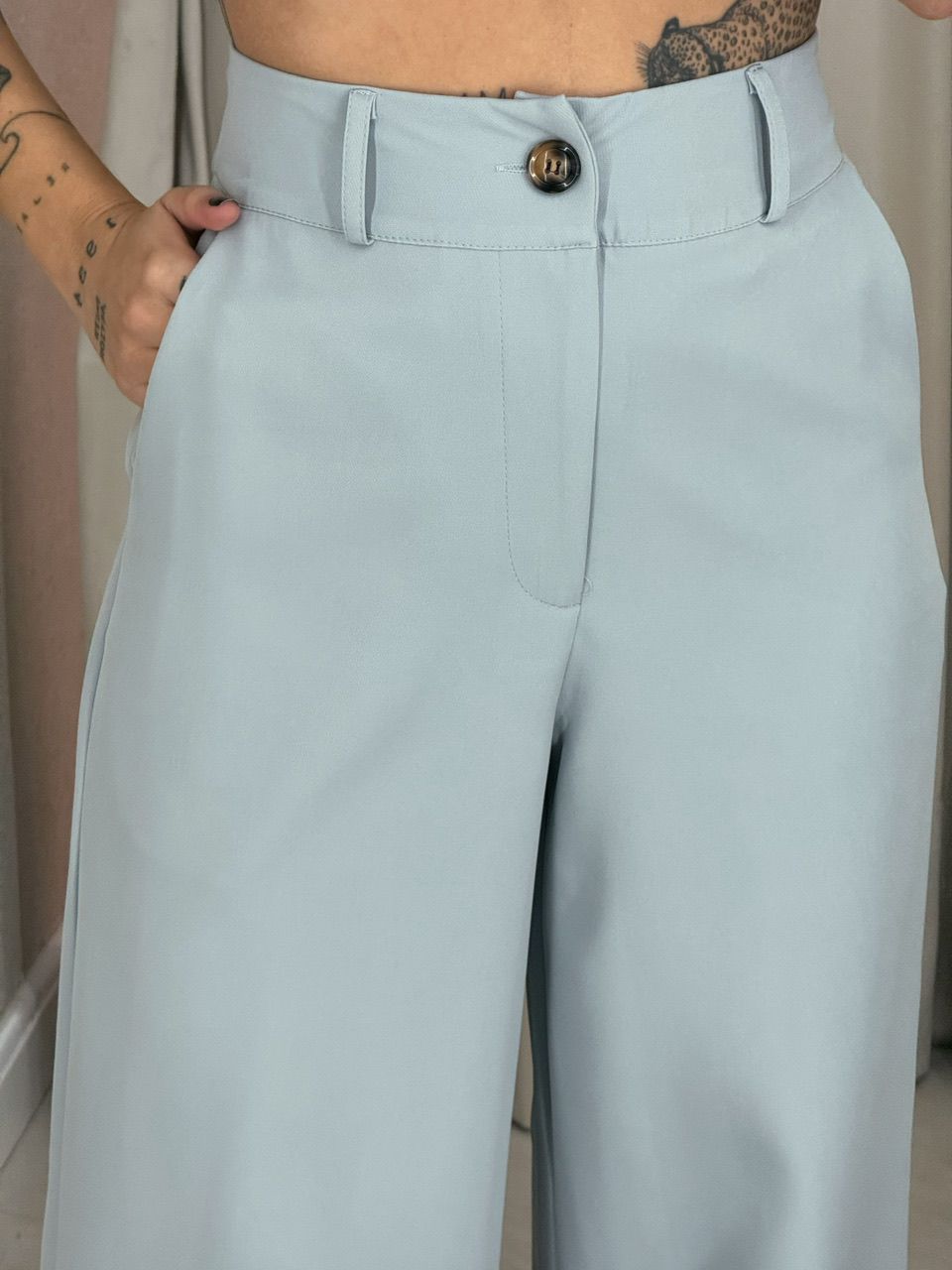 CONJUNTO VIRGÍNIA Calça Cinza