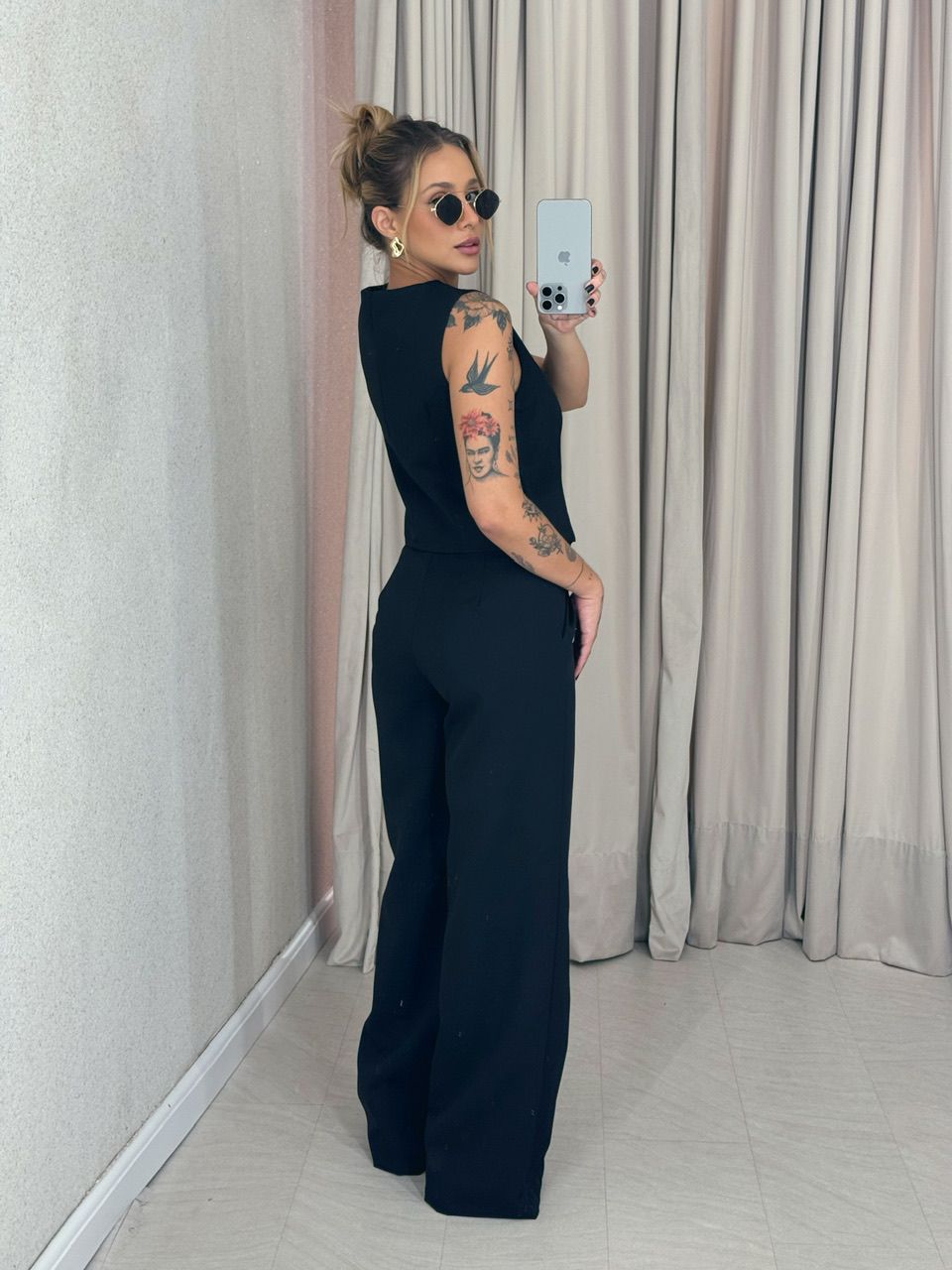 CONJUNTO VIRGÍNIA Calça preto