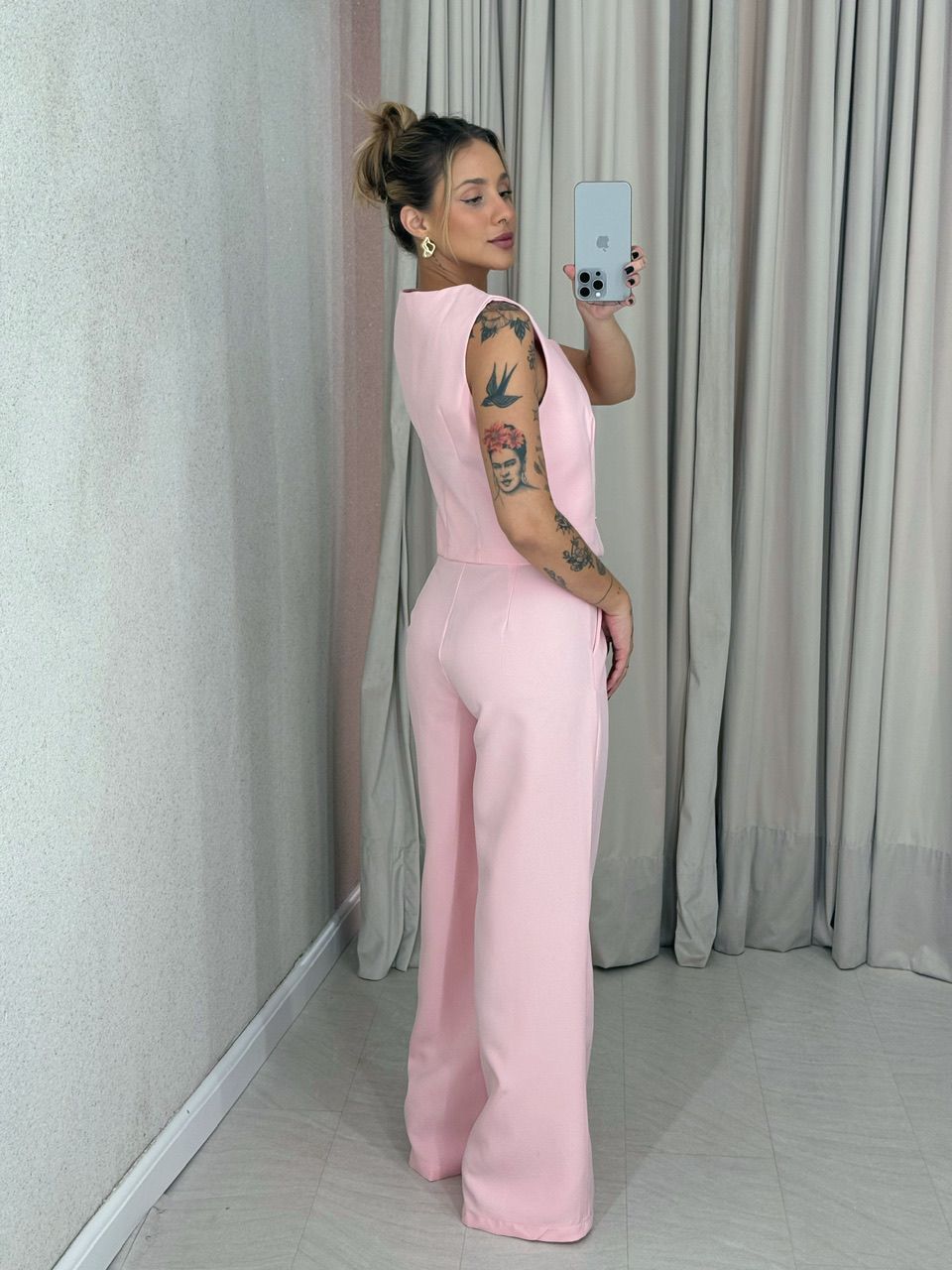 CONJUNTO VIRGÍNIA Calça Rosa