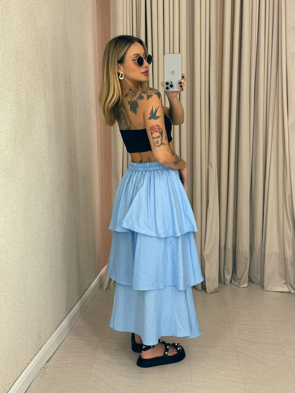 SAIA FELICIA BABADOS azul