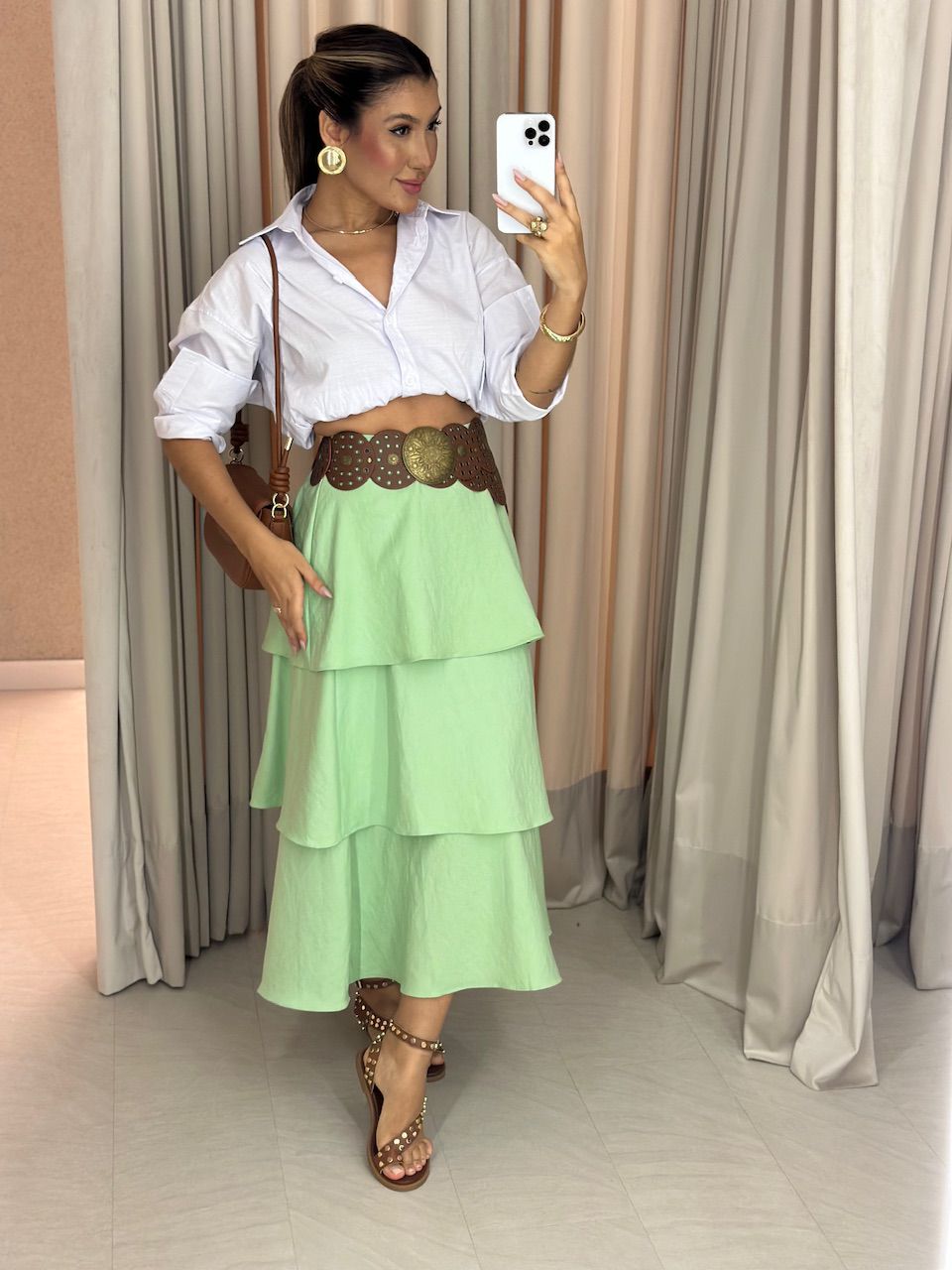 SAIA FELICIA BABADOS verde