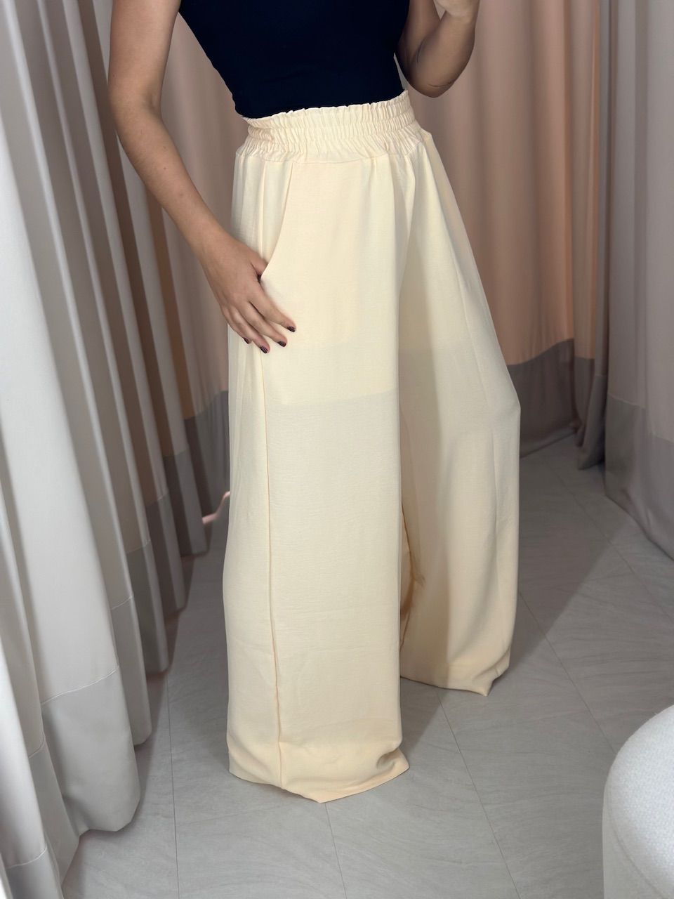 CALÇA MARIANA CF LASTEX Marfim