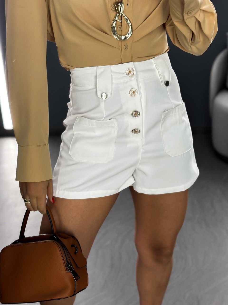 SHORT MARGARIDA OFF - 0045960048 - CAROLLA FERRARO