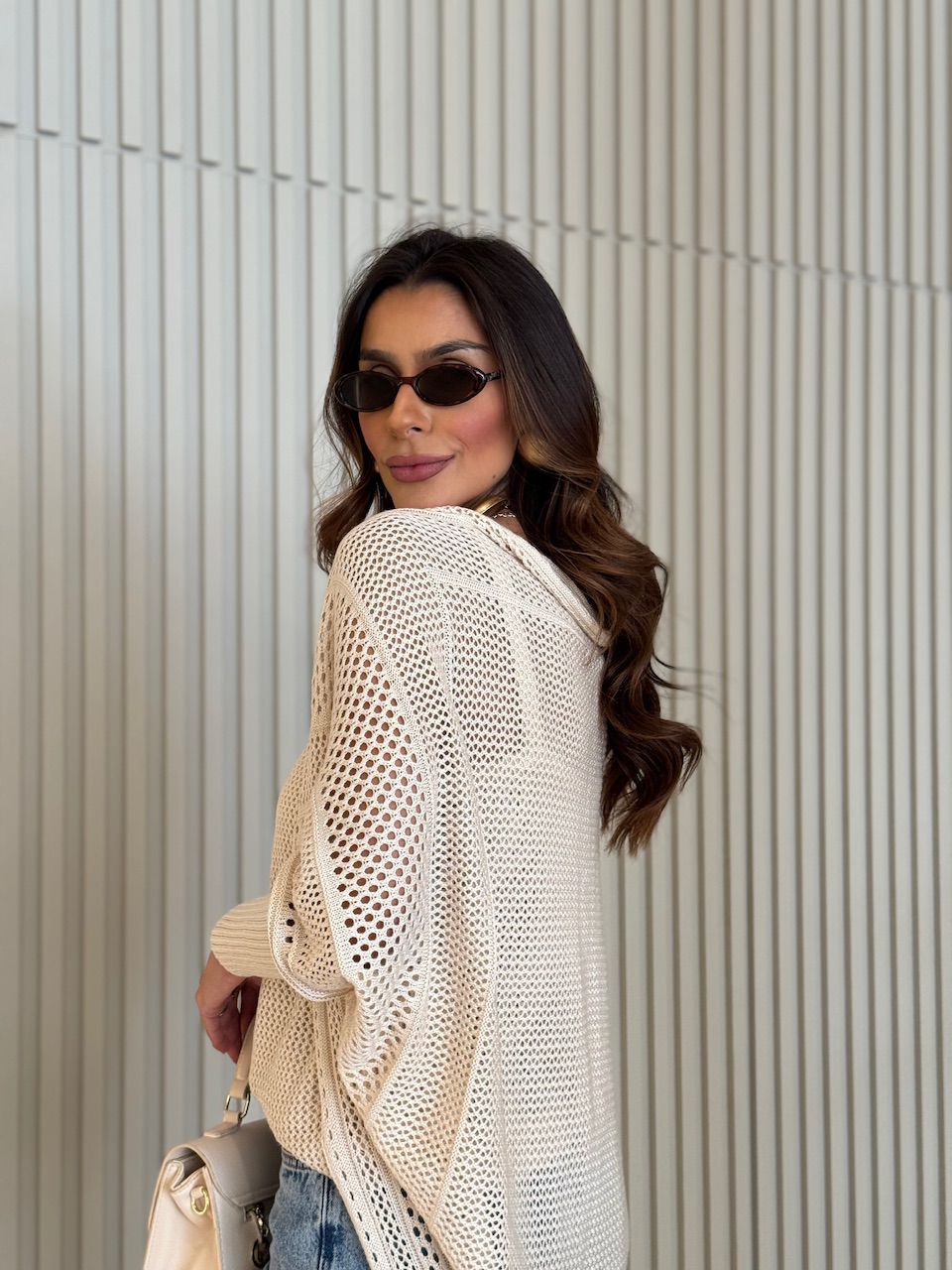 CONJUNTO TUANY TRICOT AREIA