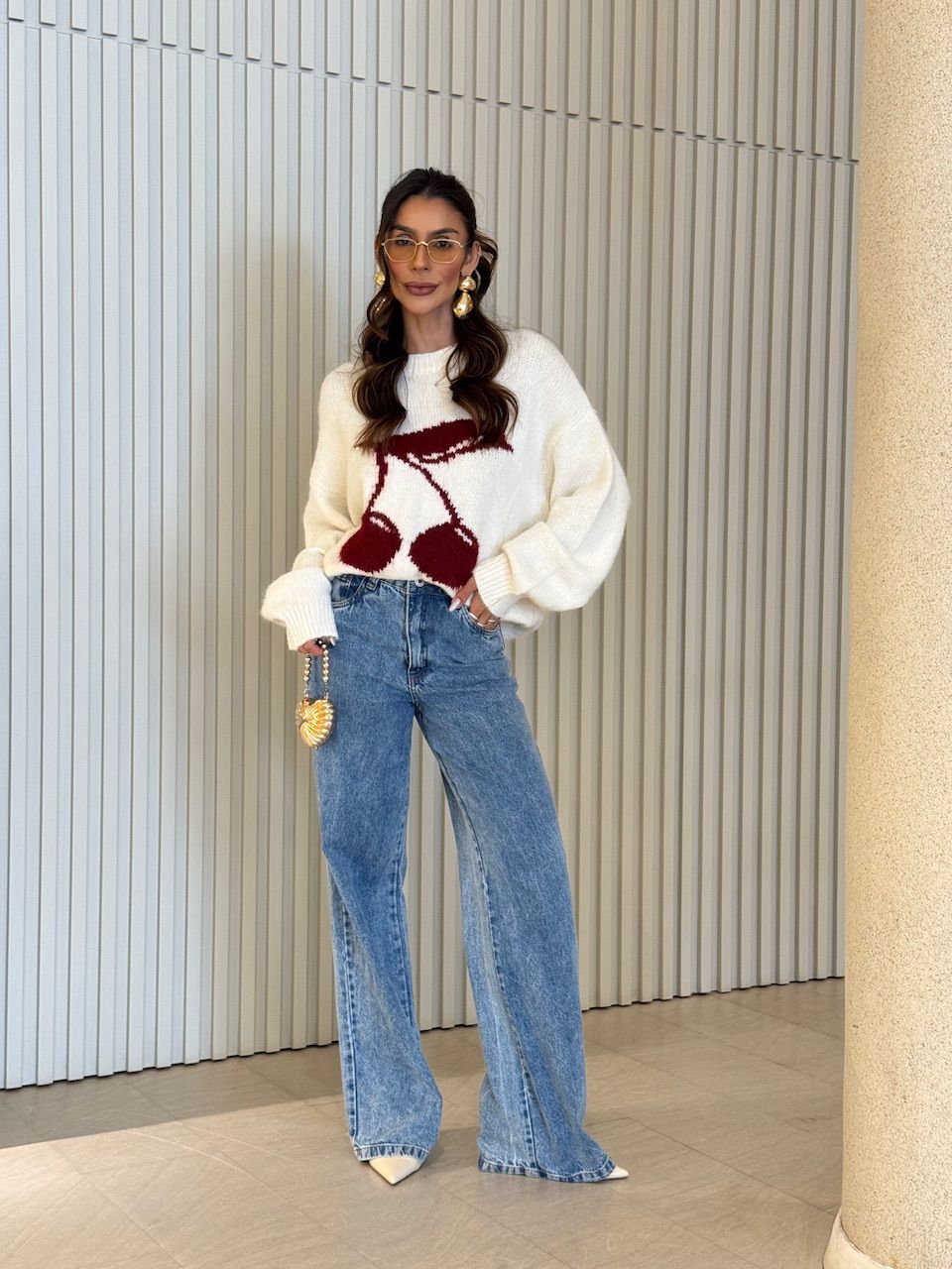 MOLETOM MAVIE CEREJA OFF