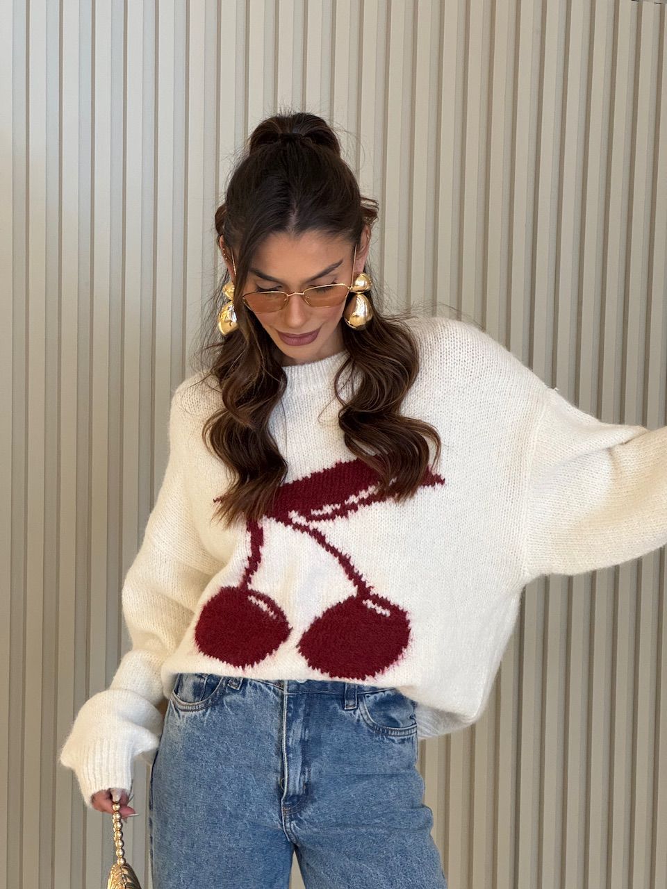 MOLETOM MAVIE CEREJA OFF