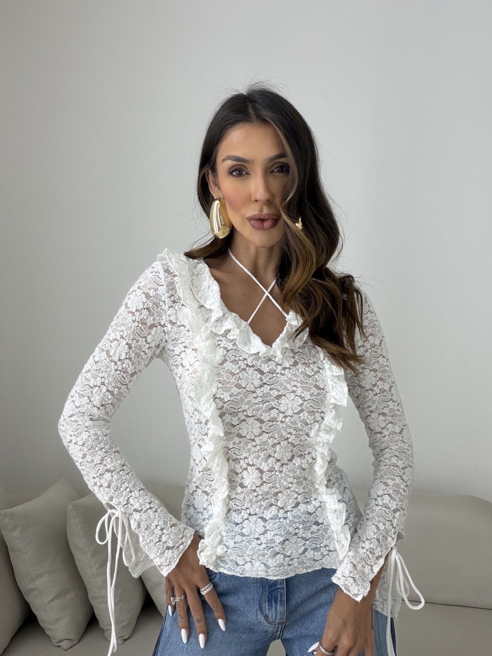 BLUSA CHARLOTTE RENDA OFF