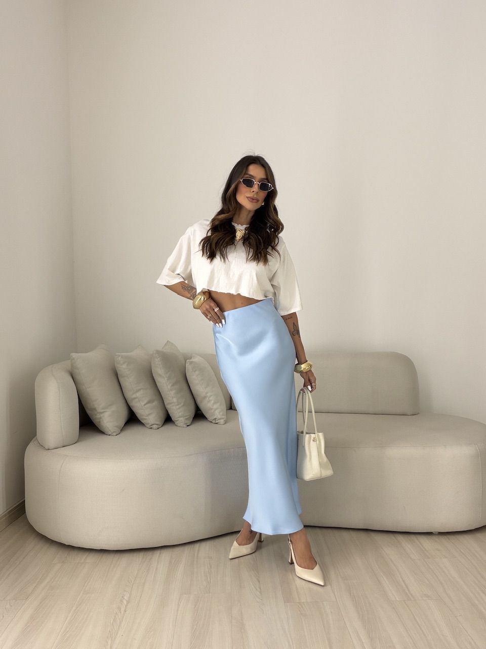 SAIA NADY ACETINADA AZUL