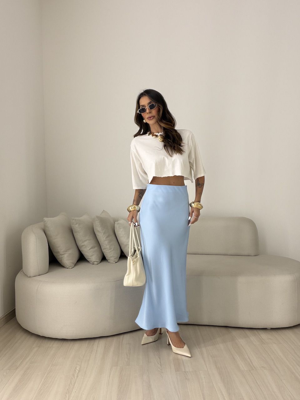 SAIA NADY ACETINADA AZUL