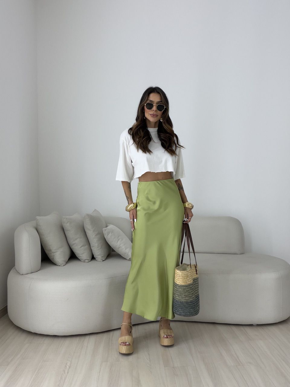 SAIA NADY ACETINADA VERDE