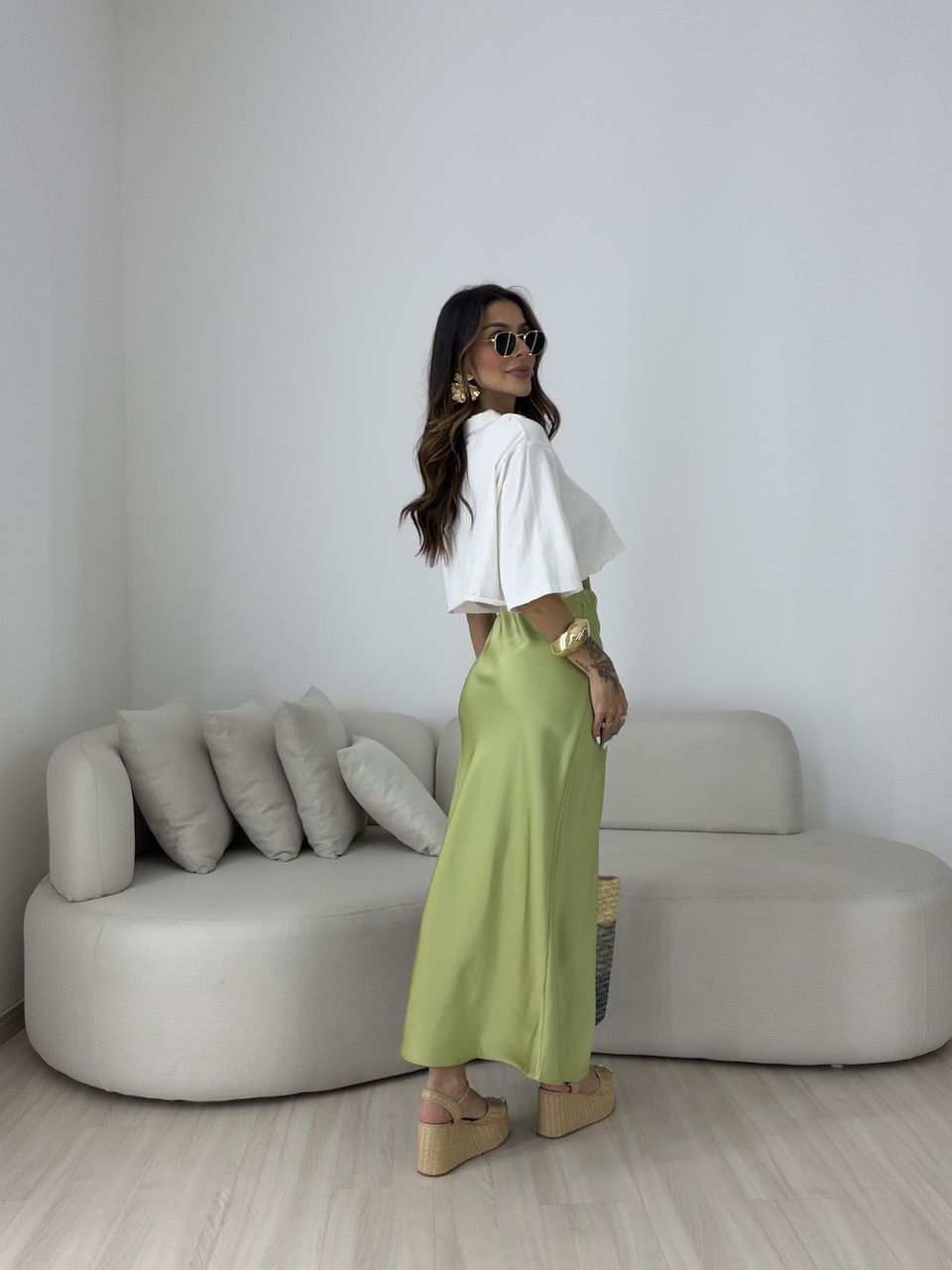 SAIA NADY ACETINADA VERDE
