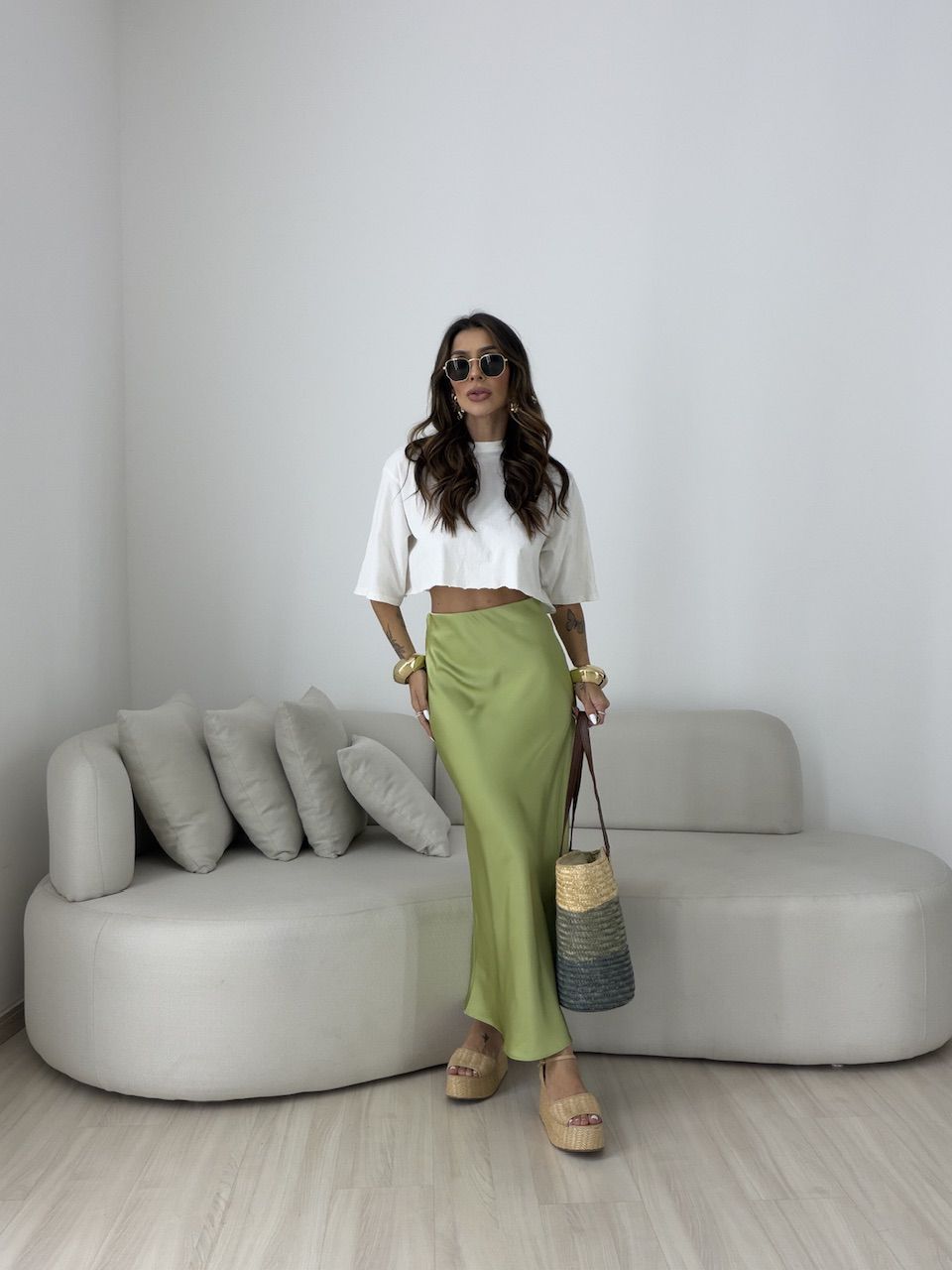 SAIA NADY ACETINADA VERDE