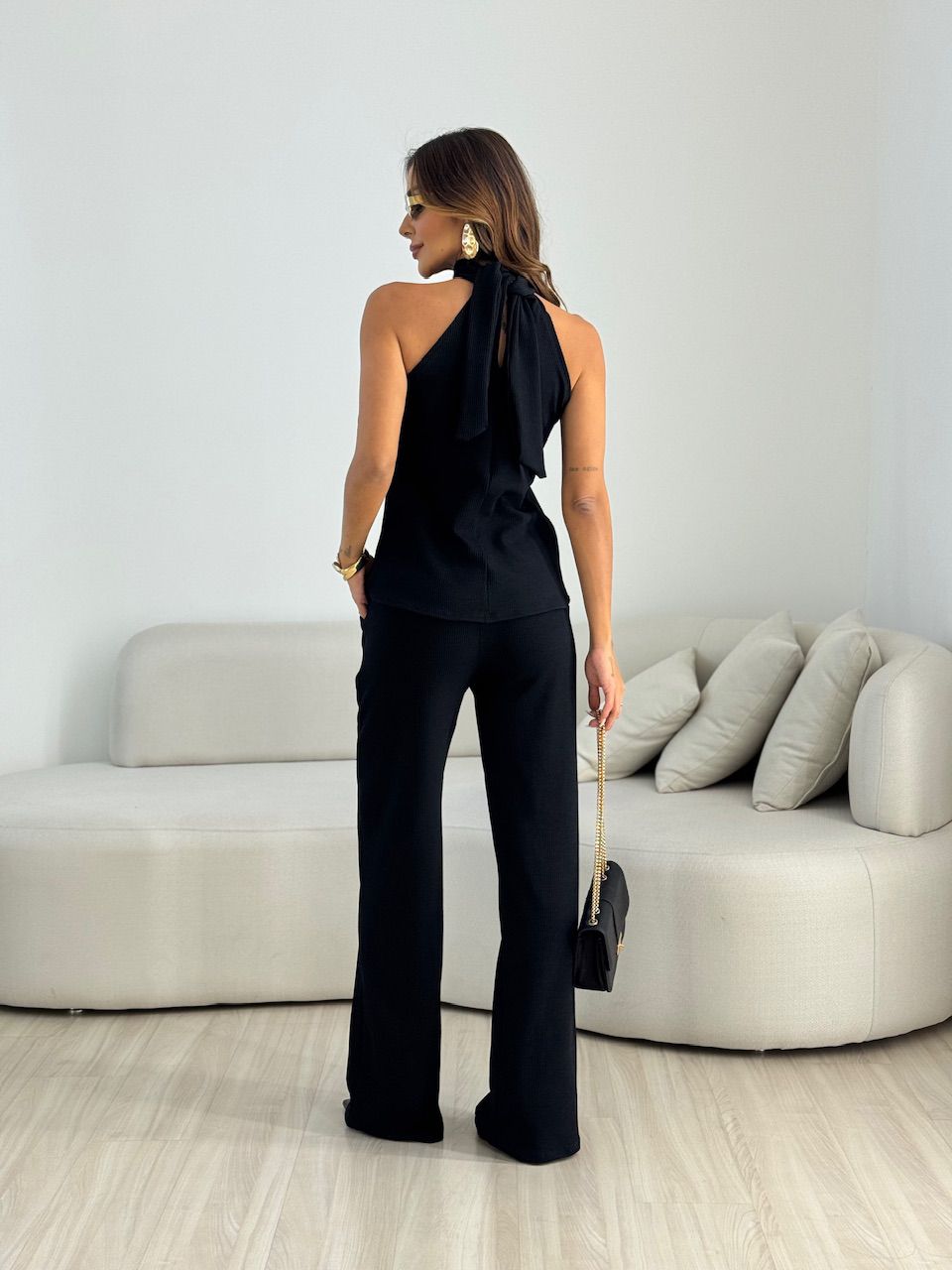 CONJUNTO JORDANA CANELADO PRETO