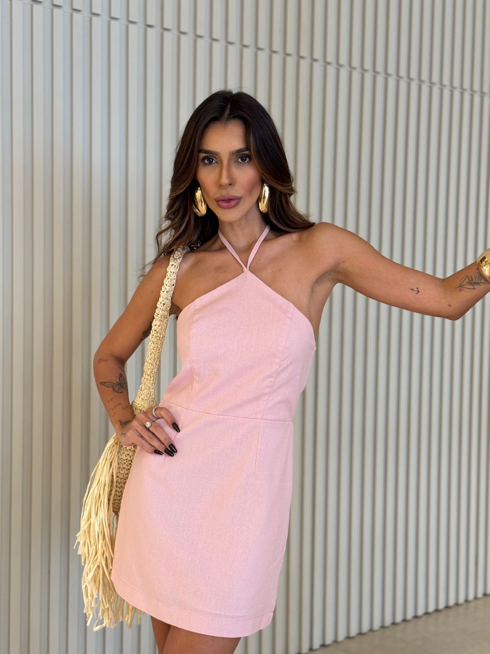 VESTIDO ÉRICA CURTO ROSA