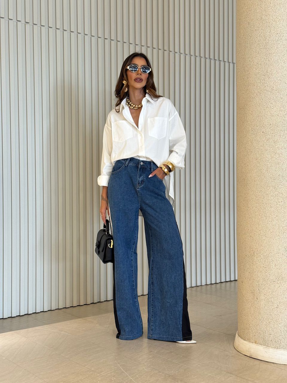 CAMISA SAMIRA OVER OFF