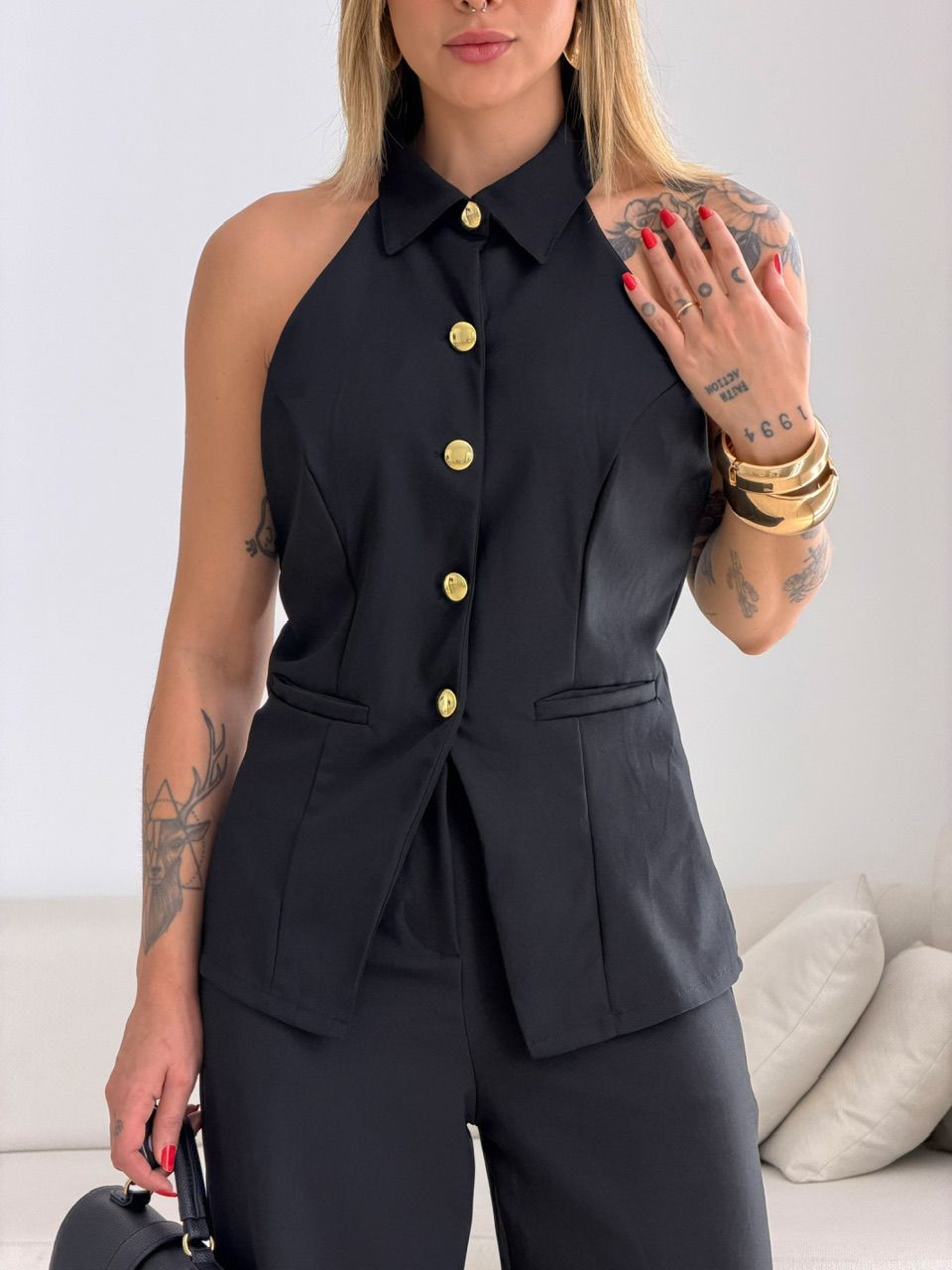 CONJUNTO LÍDIA GOLA PRETO