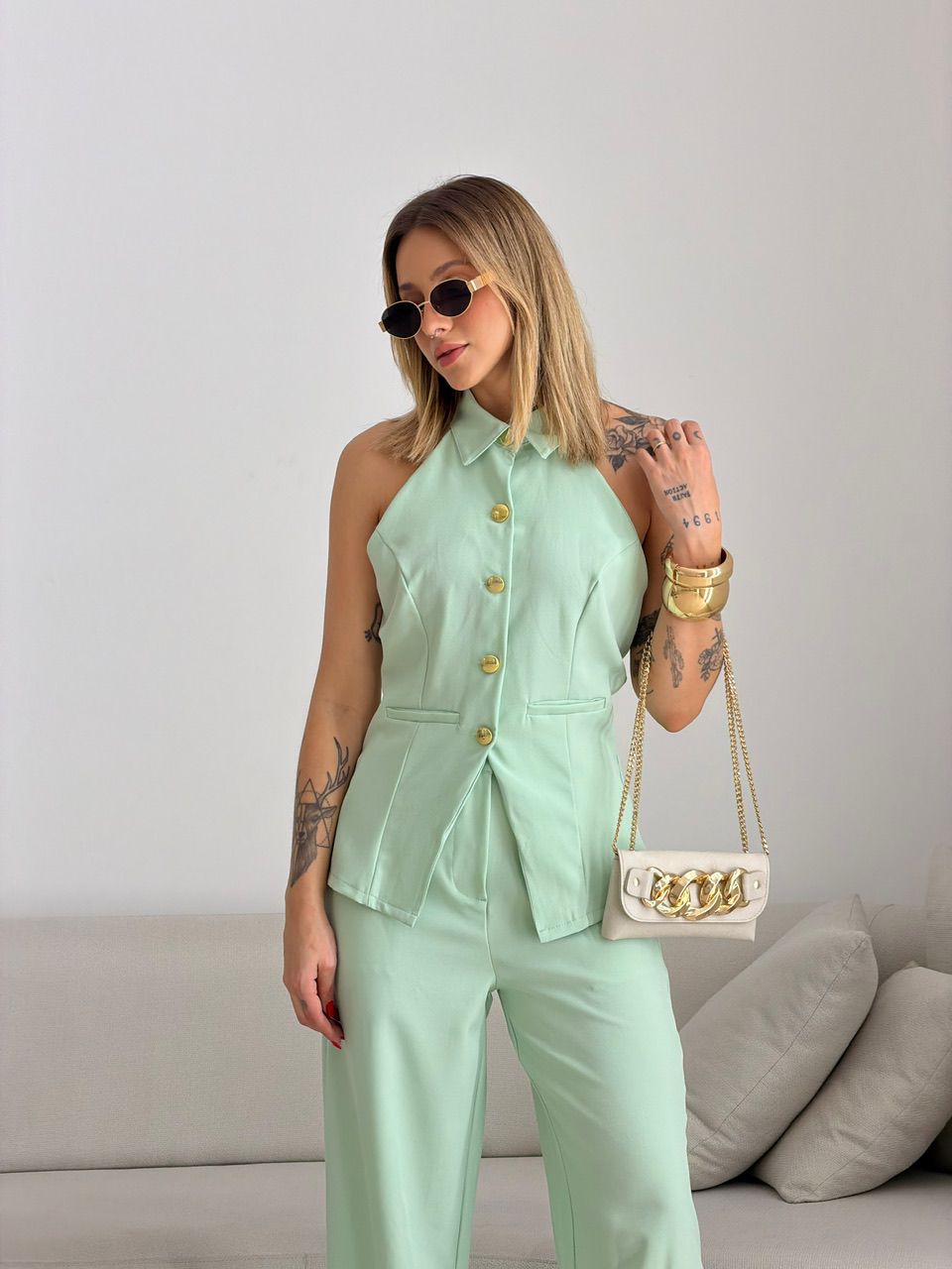 CONJUNTO LÍDIA GOLA VERDE