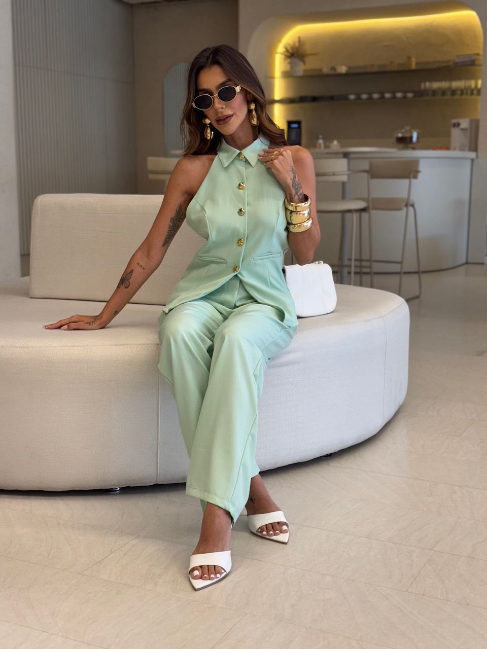 CONJUNTO LÍDIA GOLA VERDE