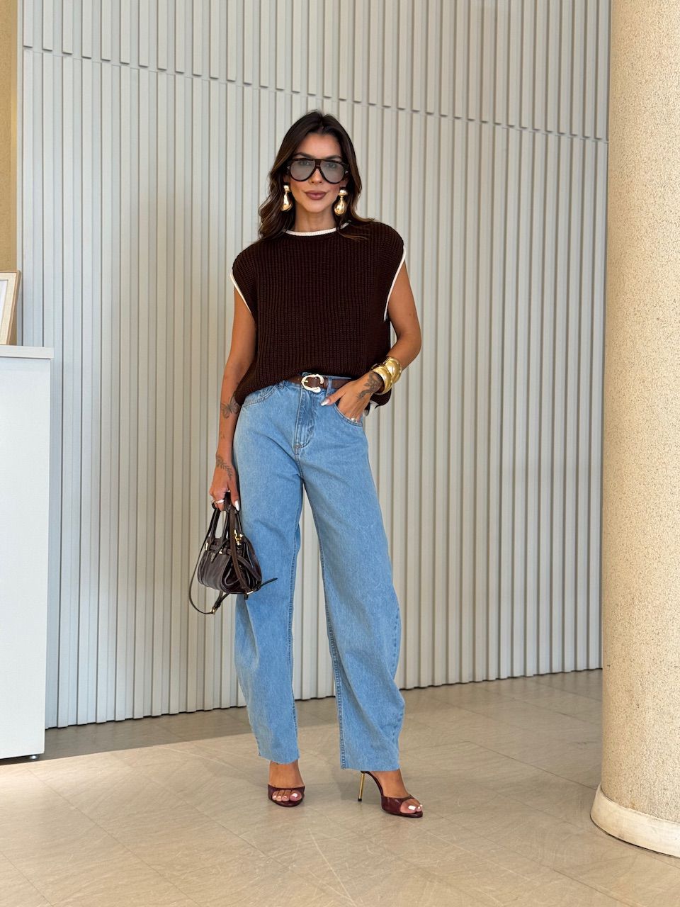 COLETE ROBERTA TRICOT CAFÉ