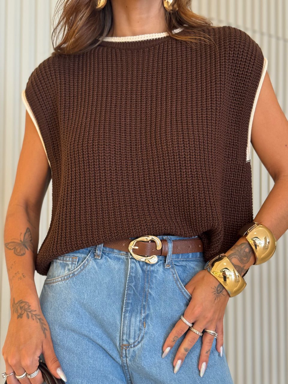 COLETE ROBERTA TRICOT CAFÉ