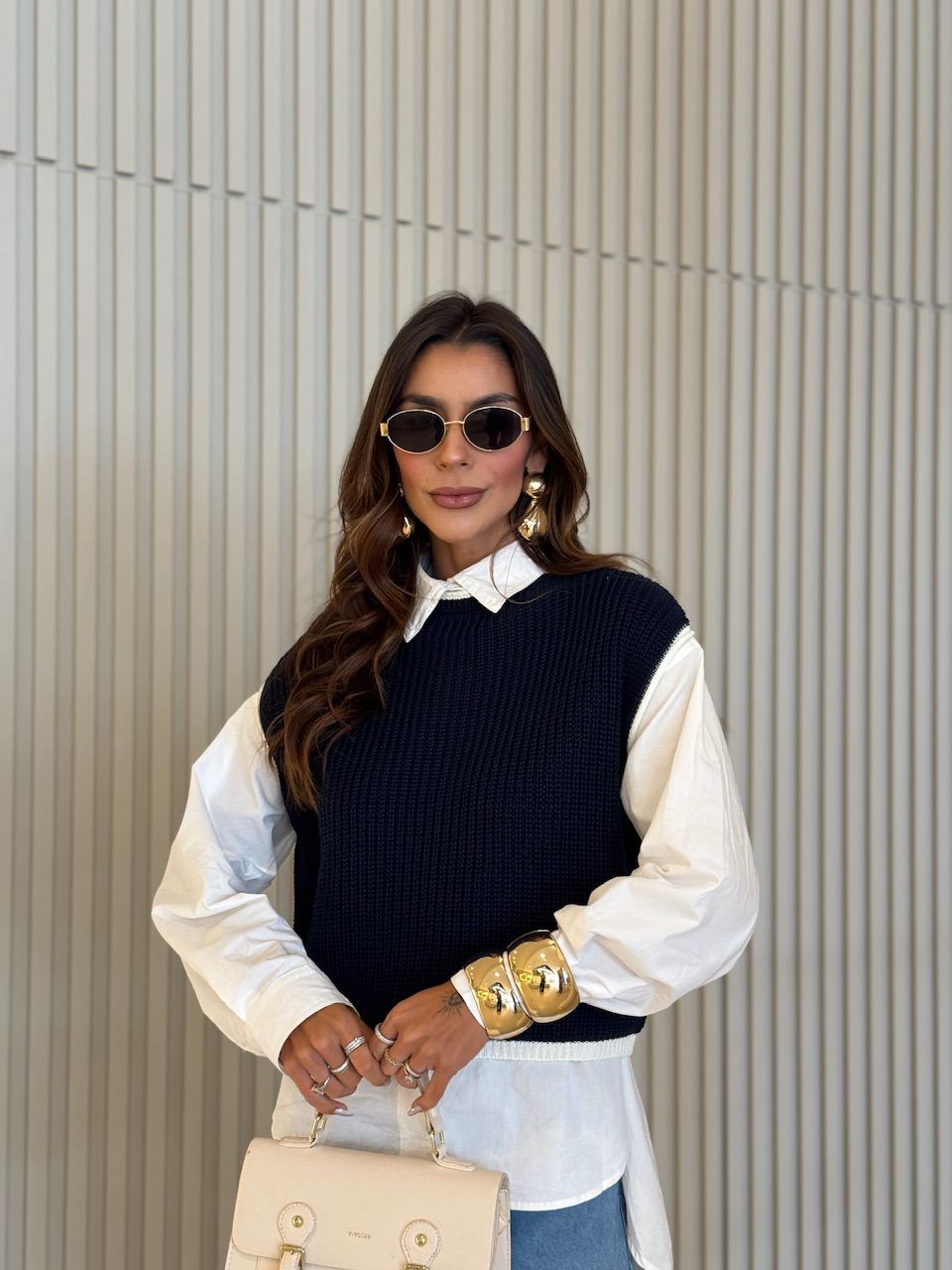 COLETE ROBERTA TRICOT MARINHO