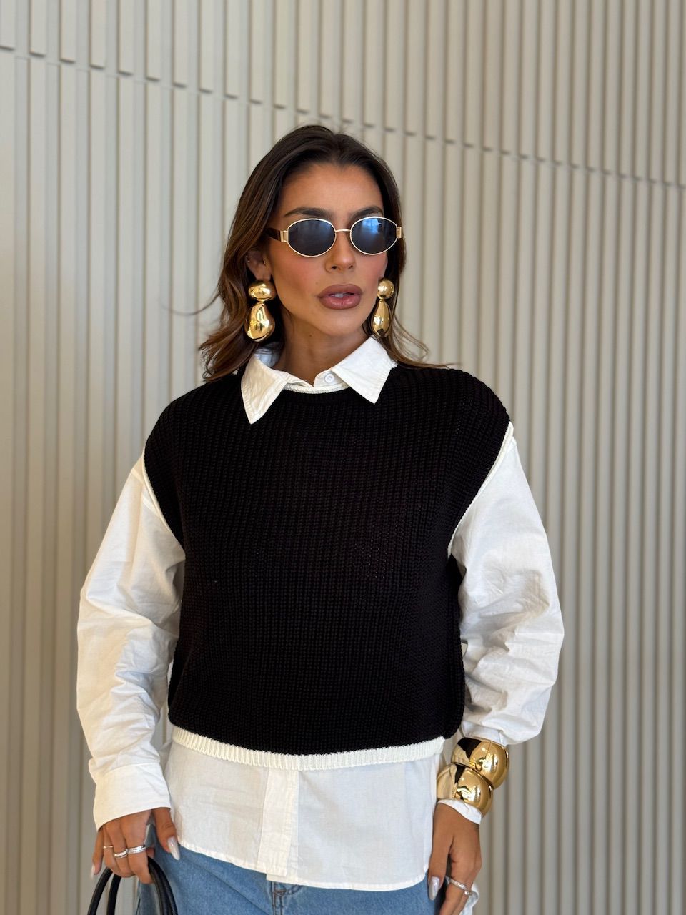 COLETE ROBERTA TRICOT PRETO