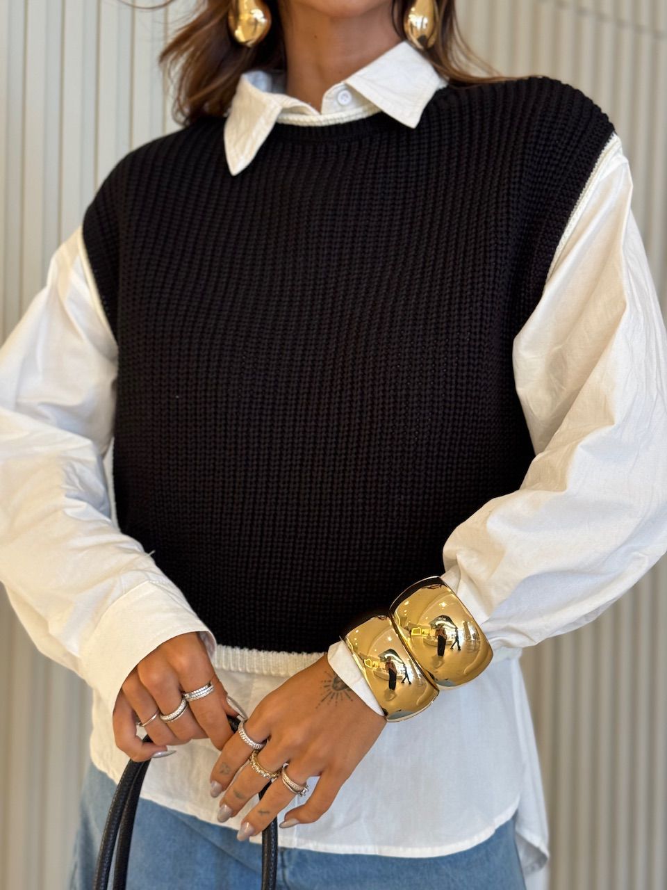 COLETE ROBERTA TRICOT PRETO