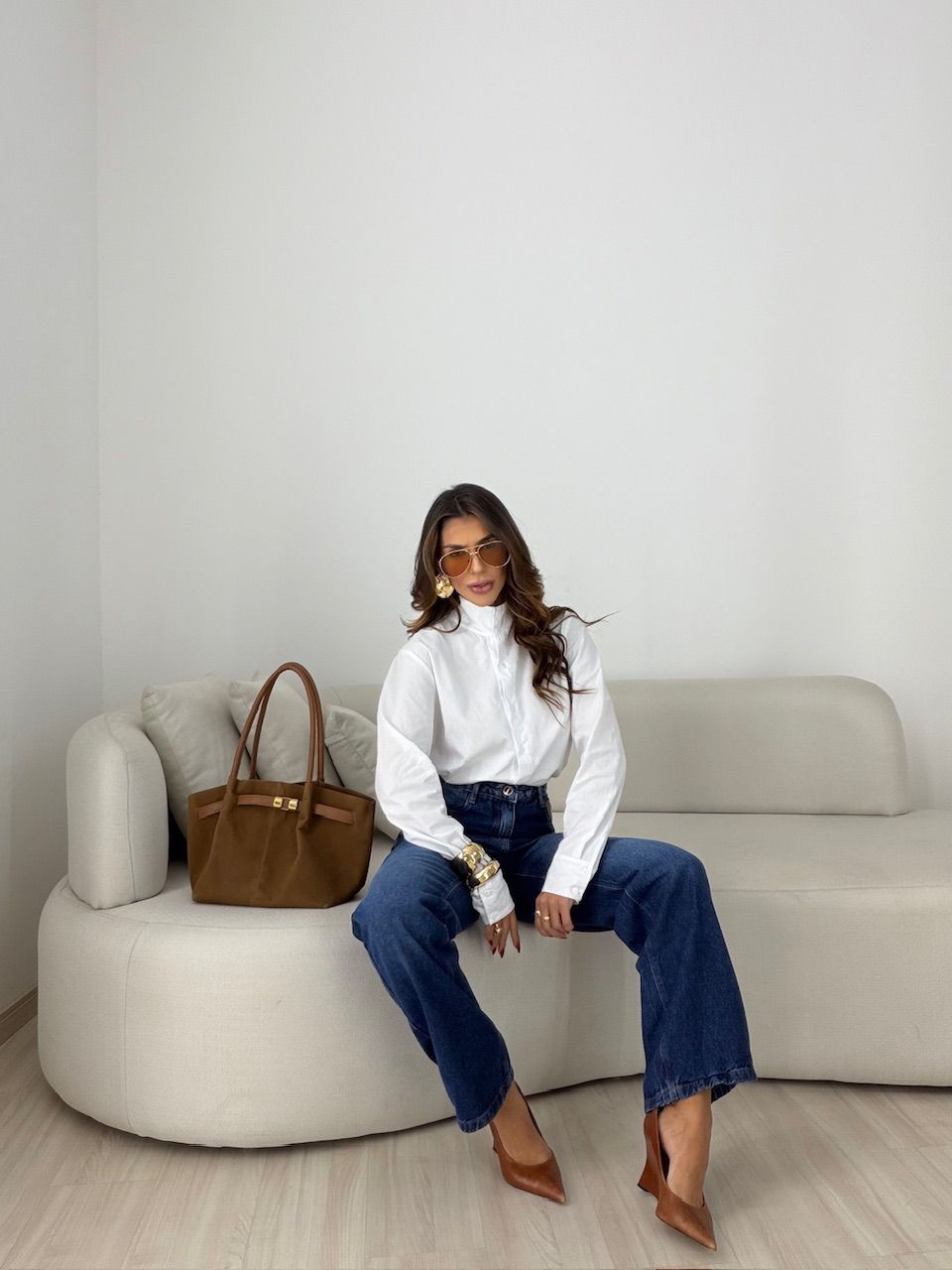 CAMISA MARIA FLOR BASIC OFF