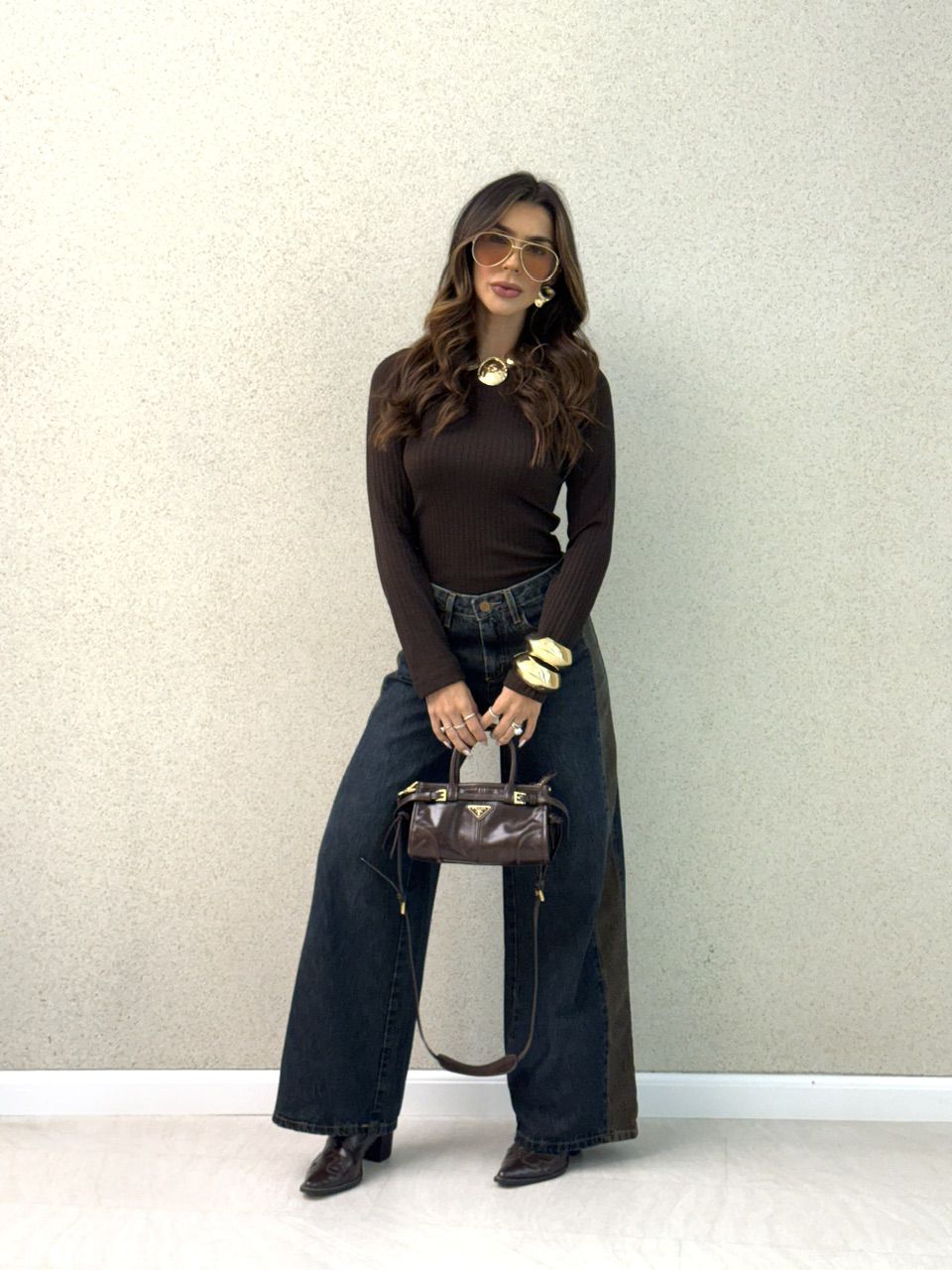 BLUSA SIMONE TÉRMICA CAFÉ