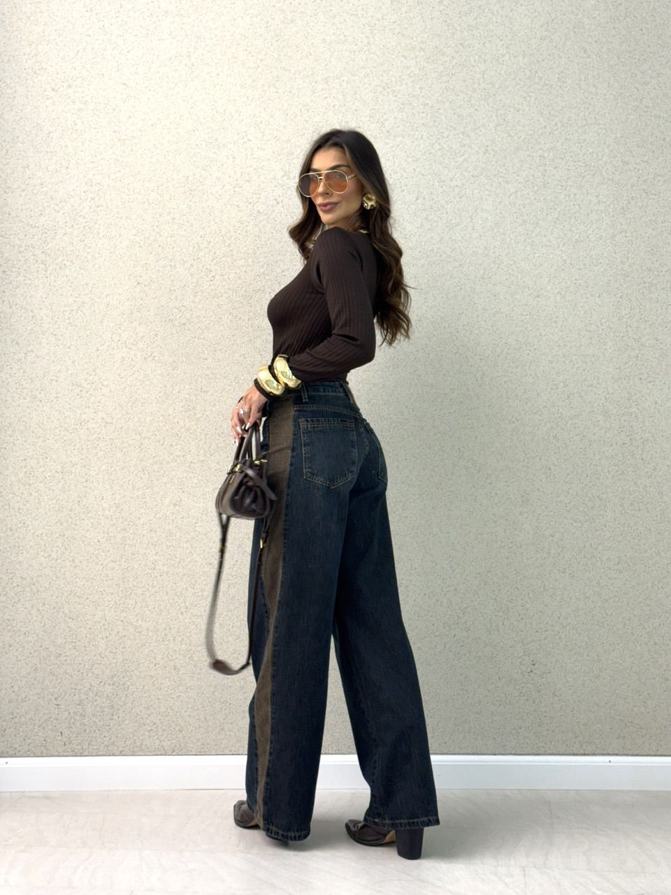 BLUSA SIMONE TÉRMICA CAFÉ