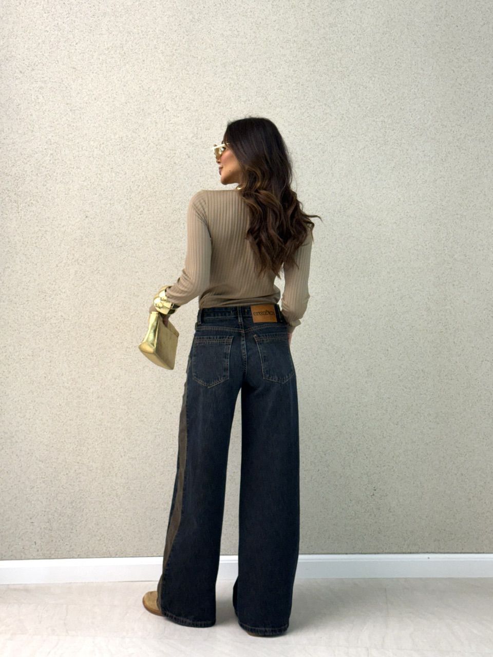 BLUSA SIMONE TÉRMICA CAQUI