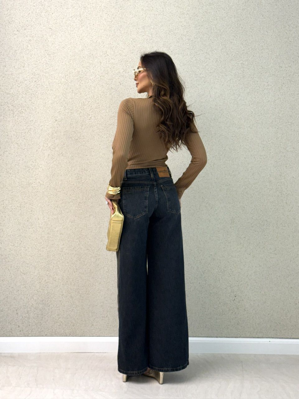 BLUSA SIMONE TÉRMICA CARAMELO