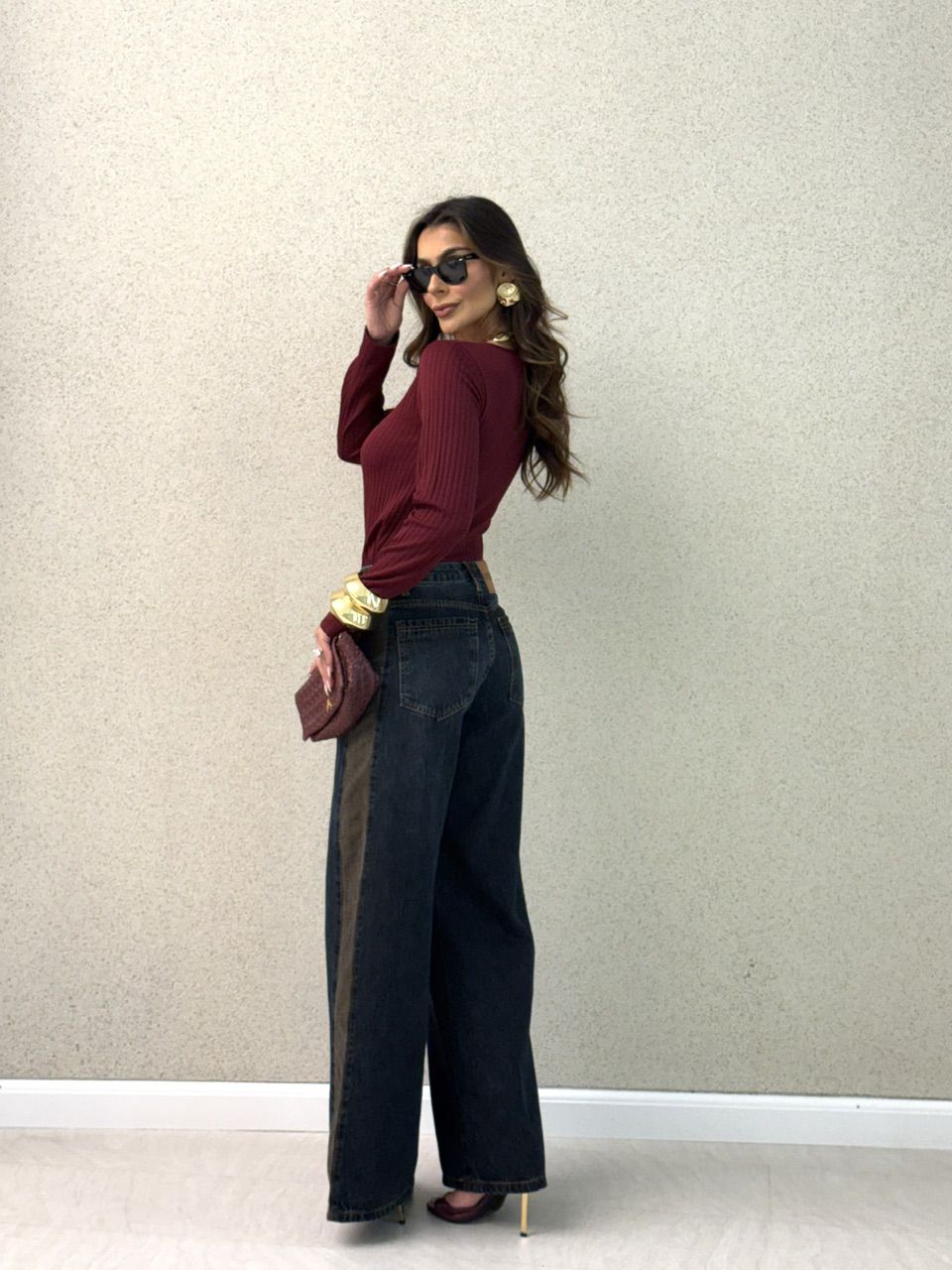 BLUSA SIMONE TÉRMICA VINHO