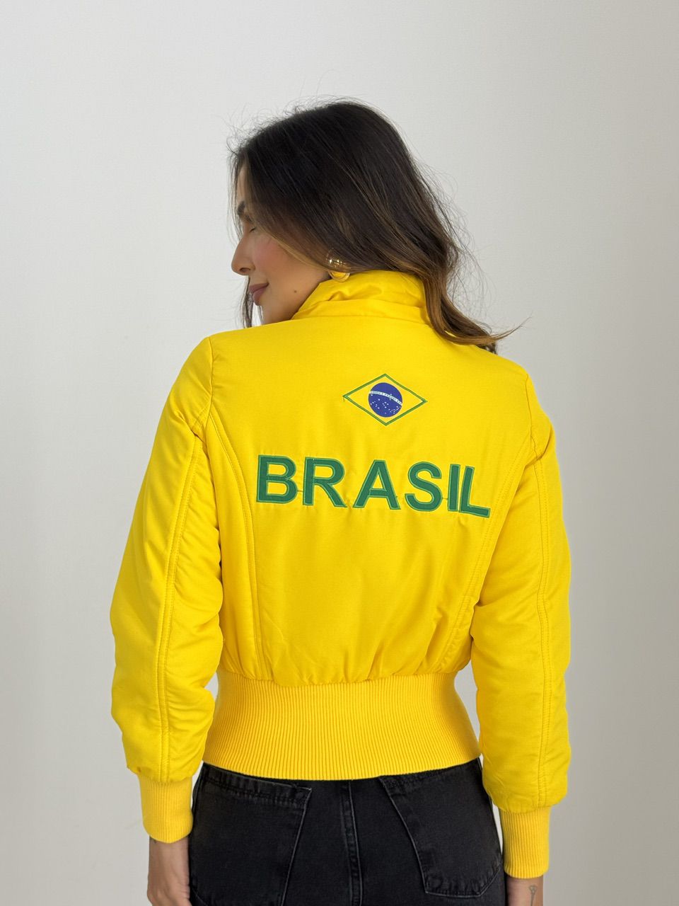 JAQUETA BRASIL 02 AMARELA