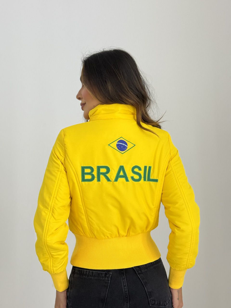 JAQUETA BRASIL 02 AMARELA