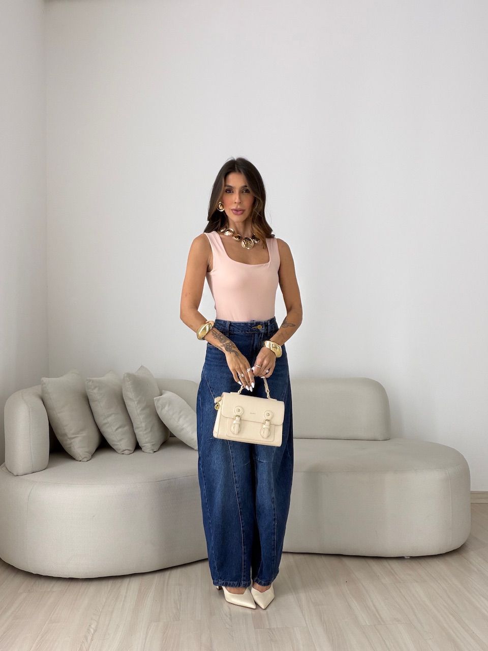 BODY ANA MÁRCIA DECOTE QUADRADO ROSA
