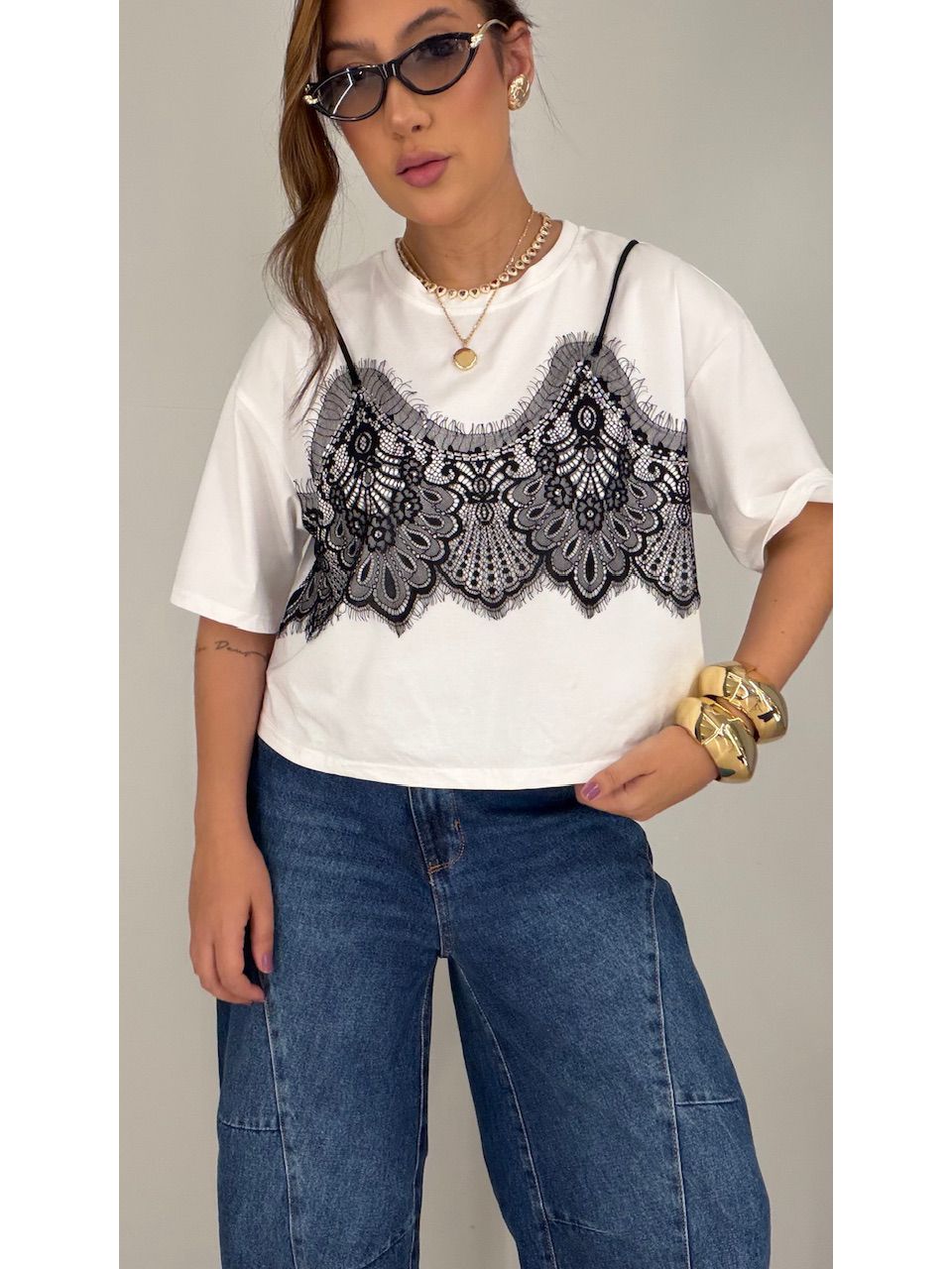 T-SHIRT FER RENDA OFF - 0080640048 - CAROLLA FERRARO