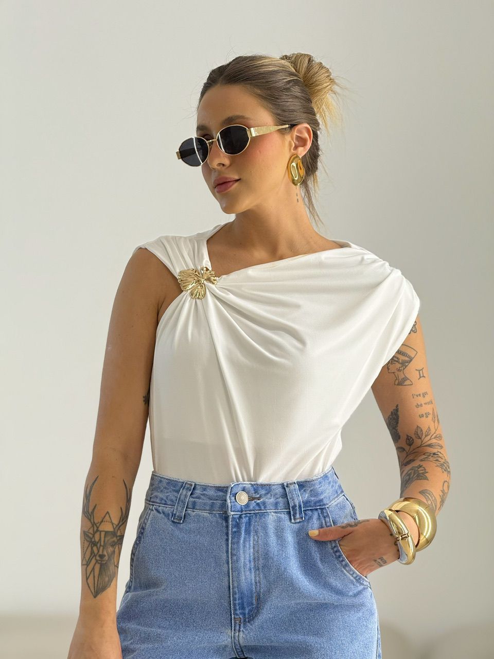 BLUSA TAINÁ METAL OFF.