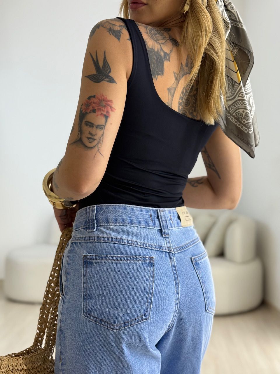 BODY JADE CF ALÇA PRETO