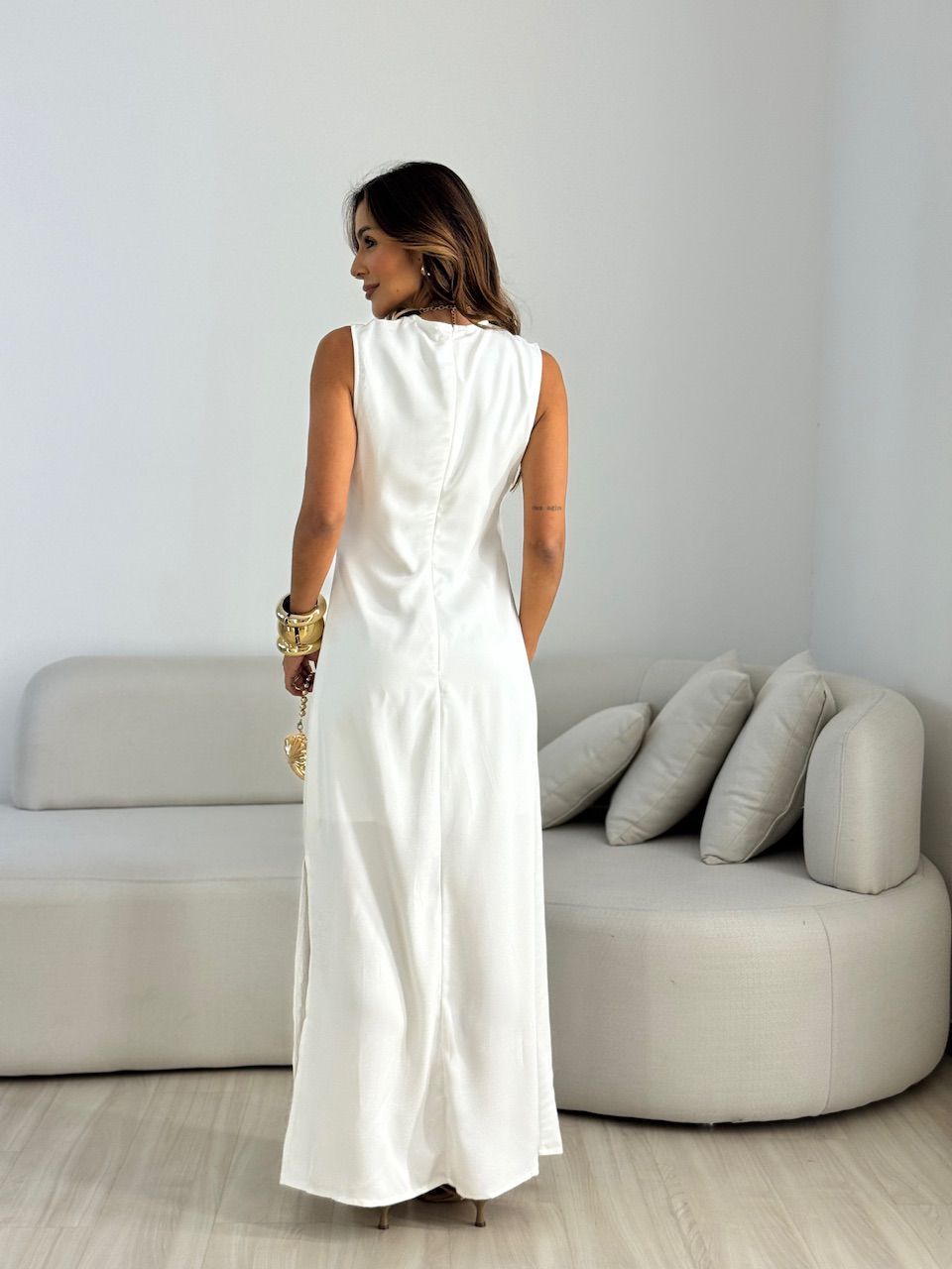 VESTIDO MARRIE ACETINADO OFF